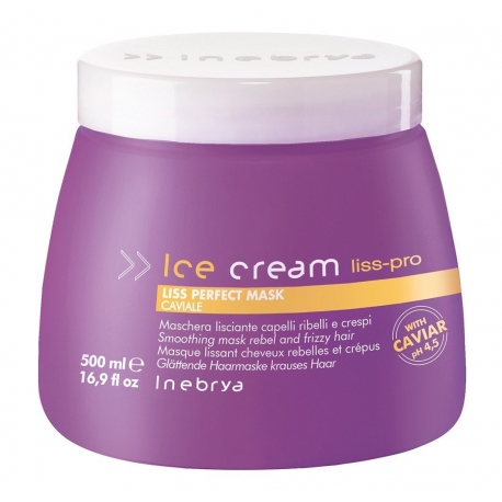 INEBRYA maska wygładza Ice Cream Liss-Pro 500ml