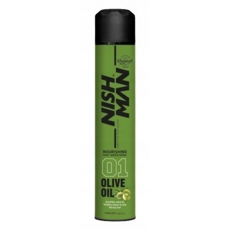 NISHMAN OLIVE OIL SHEEN Spray Nabłyszczający 400ml