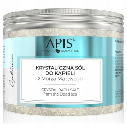 APIS Krystaliczna sól do kąpieli z Morza Martwego