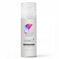 SIBEL Koloryzujący Spray GLITTER SILVER 125ml