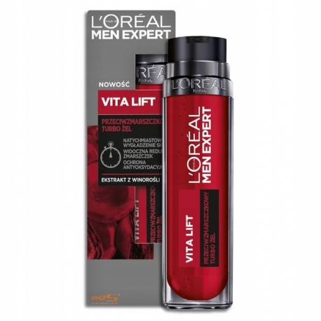 L'Oreal MEN Vita Lift turbo żel na zmarszczki 50ml